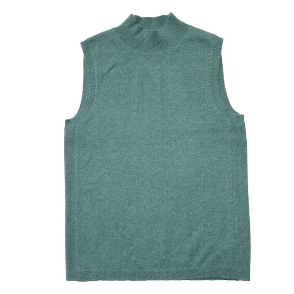 NWT Veronica Beard Mahaley Cashmere Shell in Sage Green Sleeveless Sweater S - Picture 1 of 3